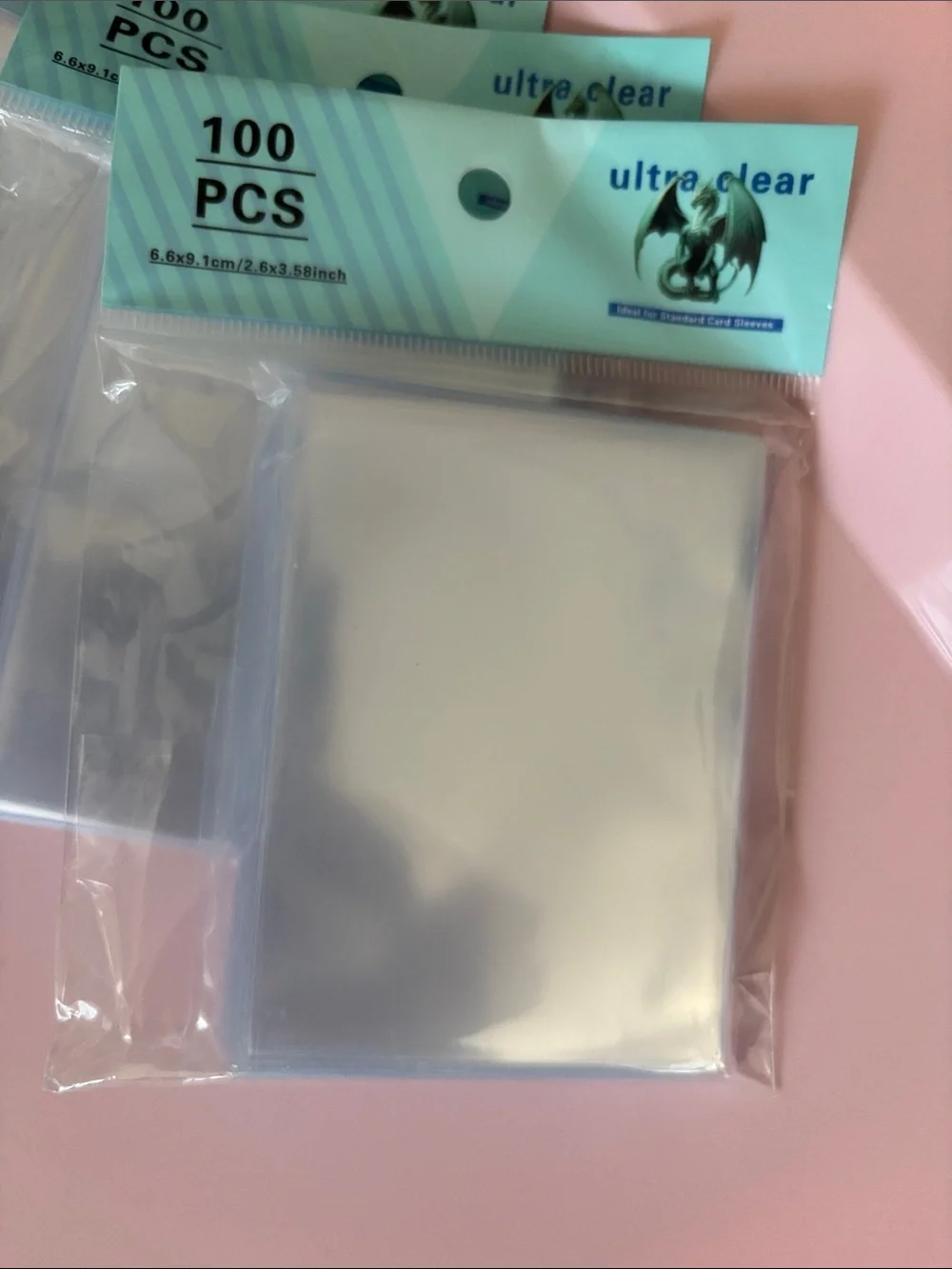 Clear Trading Sleeves 12 Packs-100 Pk Ea.